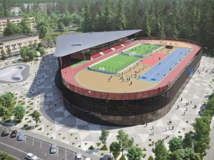 Строительство нового спортивного комплекса в Ухте