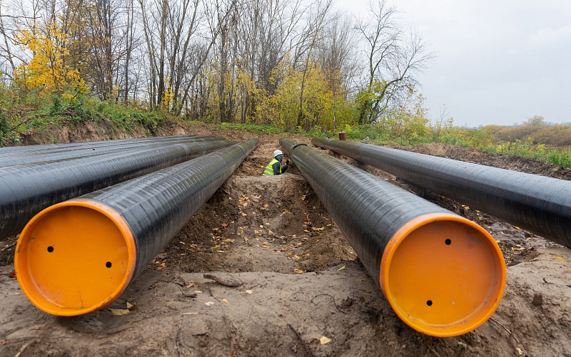 Строительство межпоселкового газопровода в Ленинградской области