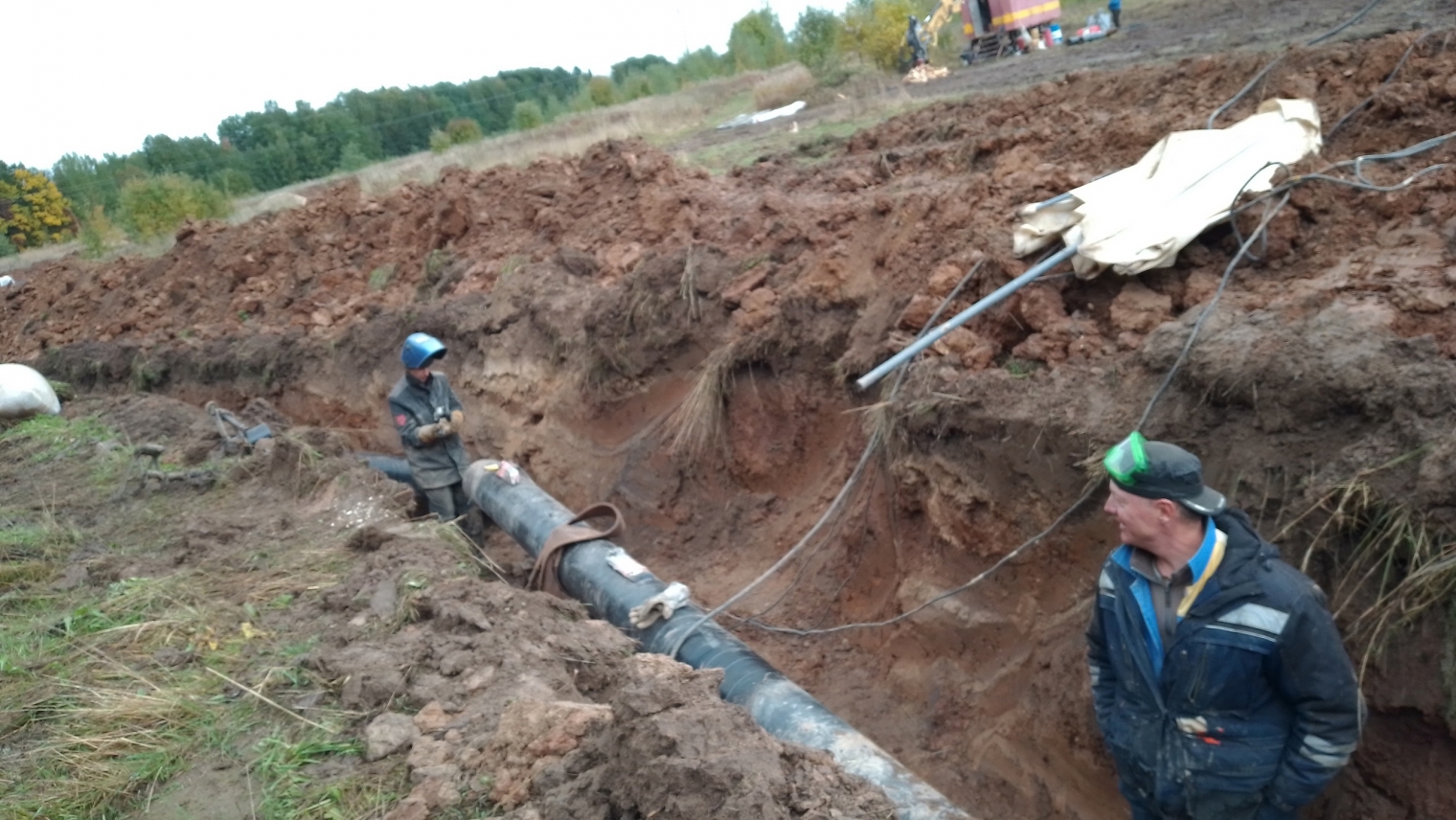 Строительство межпоселкового газопровода - ГРС Валдай-2