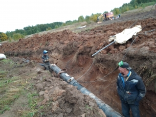 Строительство межпоселкового газопровода - ГРС Валдай-2