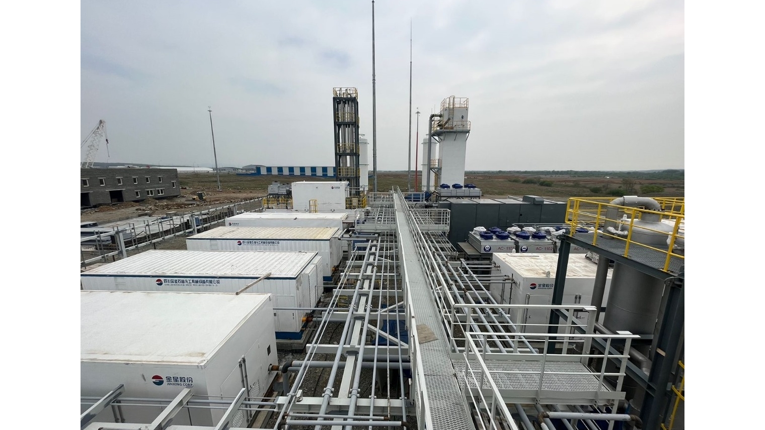 Строительство завода по сжижению природного газа СПГ в Саянске