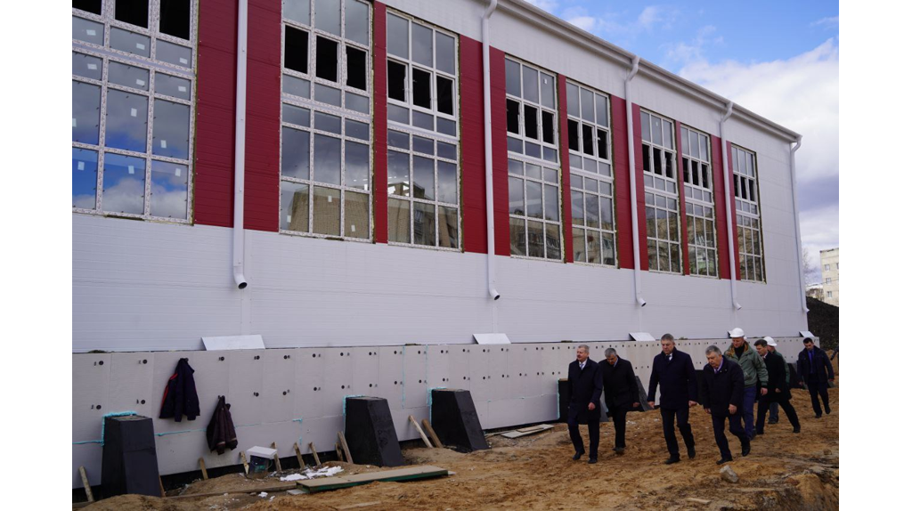 «ГАЗПРОМ» ведет строительство физкультурно-оздоровительного комплекса